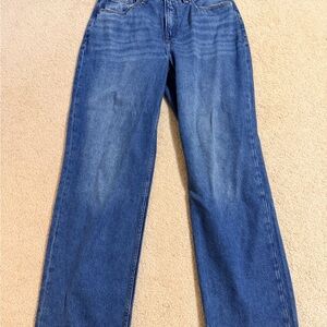 Good American Mid-Rise Blue Jeans